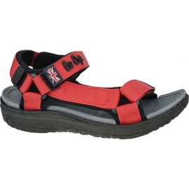 Lee Cooper Women's Sandals LCWL-20-34-014 black red