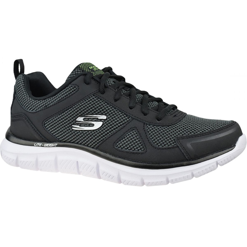 Skechers Track-Bucolo M 52630-BKW black blue Skechers Track-Bucolo M 52630-BKW black blue