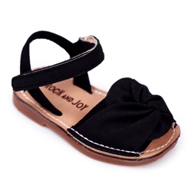 FRROCK Children's Yellow Goofy Velcro Sandals black FRROCK Children's Yellow Goofy Velcro Sandals black