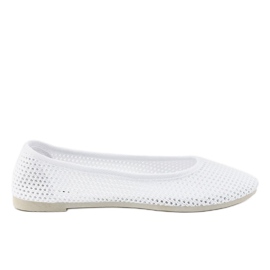 White lace ballerinas JX56 White lace ballerinas JX56