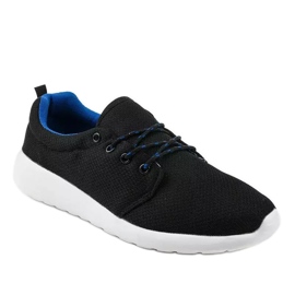 Black men's sports shoes YFM-71A