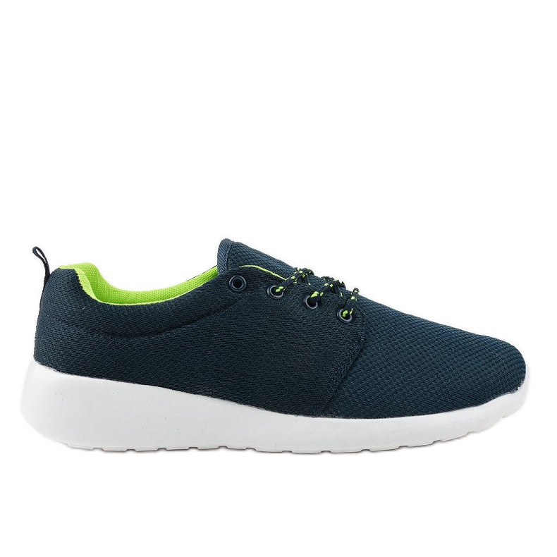 Navy blue men's sports shoes YFM-71B