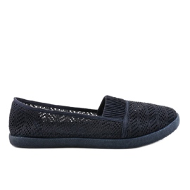 CB1711-47 navy blue slip-on sneakers