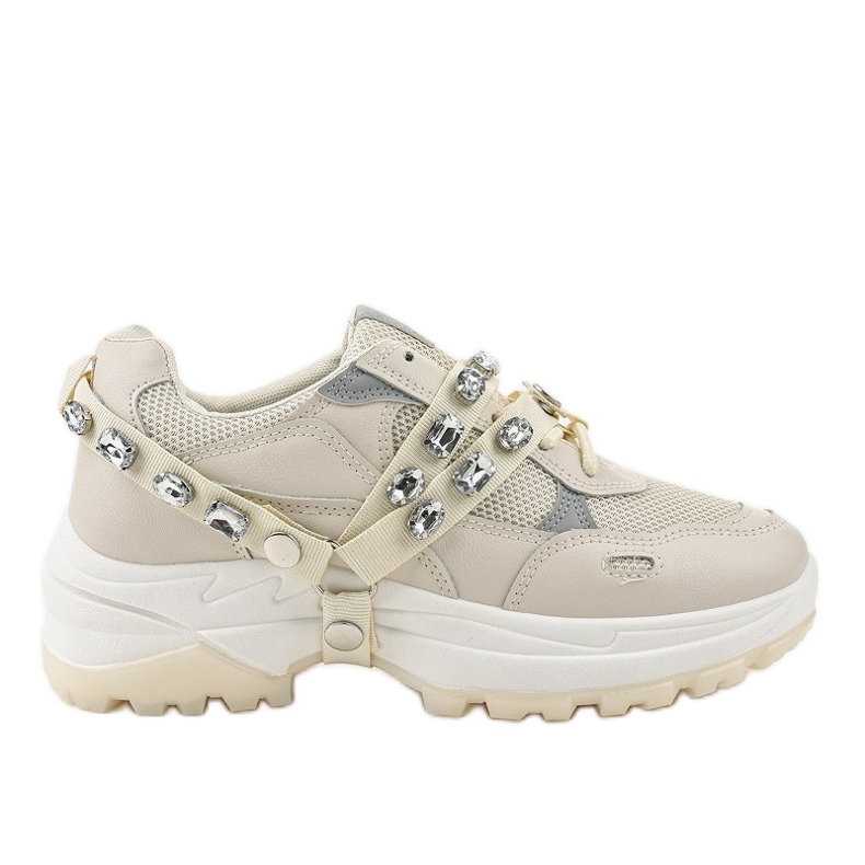 Fashionable beige sports shoes A88-68