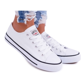 Smith's White Women's Low Sneakers