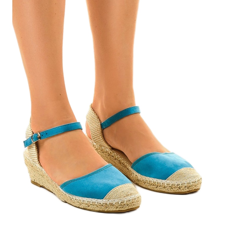 Blue espadrilles 3M85-23