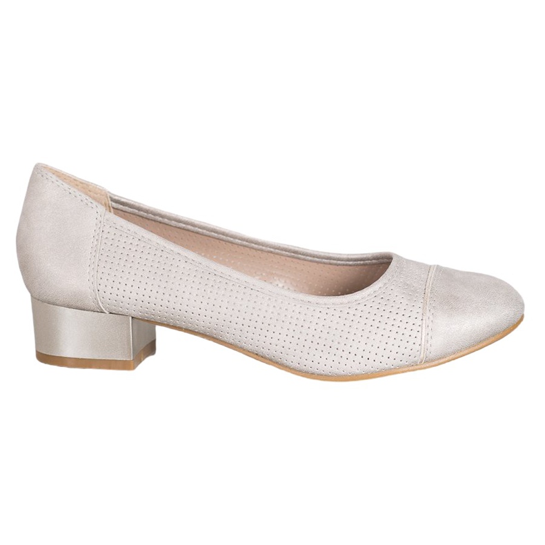 Goodin Openwork Pumps On A Pillar golden