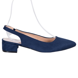 Goodin Pumps With A Discovered Heel navy blue Goodin Pumps With A Discovered Heel navy blue