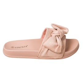 Slippers With A Bow VINCEZA pink