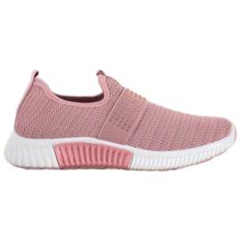 SHELOVET Slip-on Sports Shoes pink