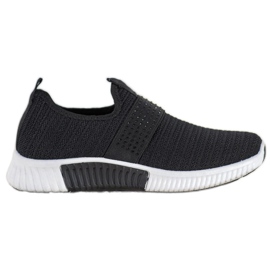 SHELOVET Slip-on Sports Shoes black