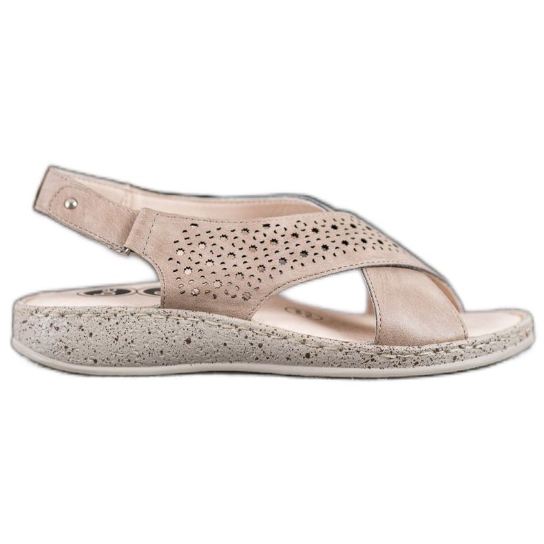 SHELOVET Comfortable Velcro sandals brown SHELOVET Comfortable Velcro sandals brown