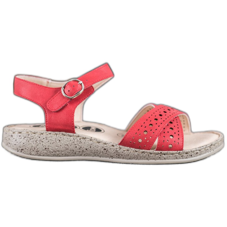 SHELOVET Light Sandals On The Platform red