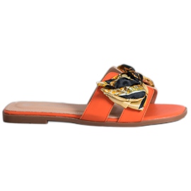 SHELOVET Elegant Slippers orange