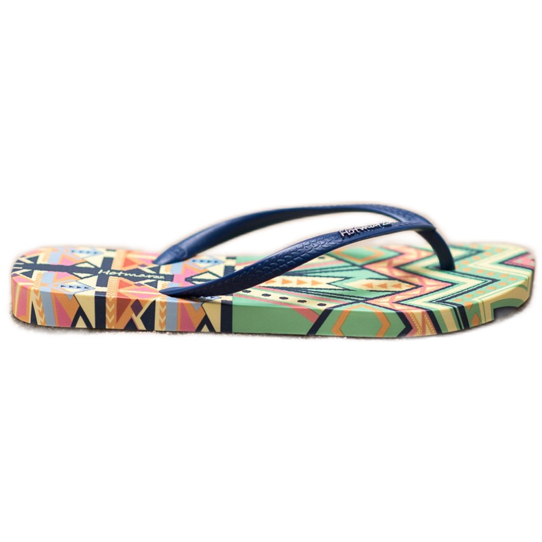 HOTMARZZ Patterned flip-flops multicolored