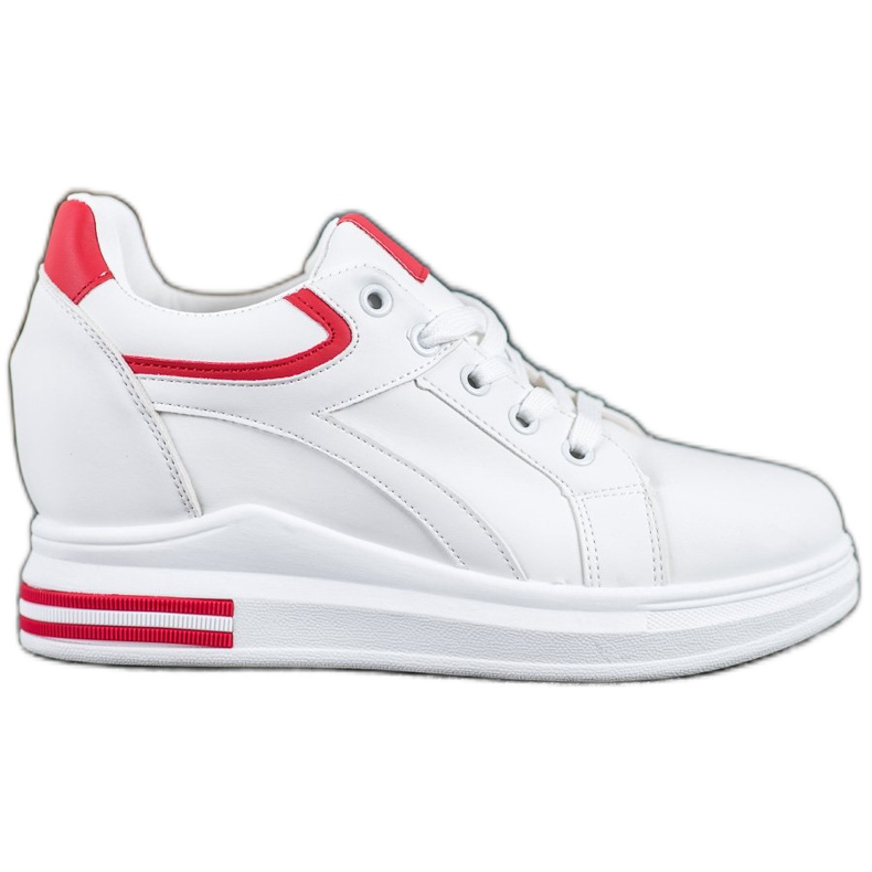 Lovery Wedge Sneakers white