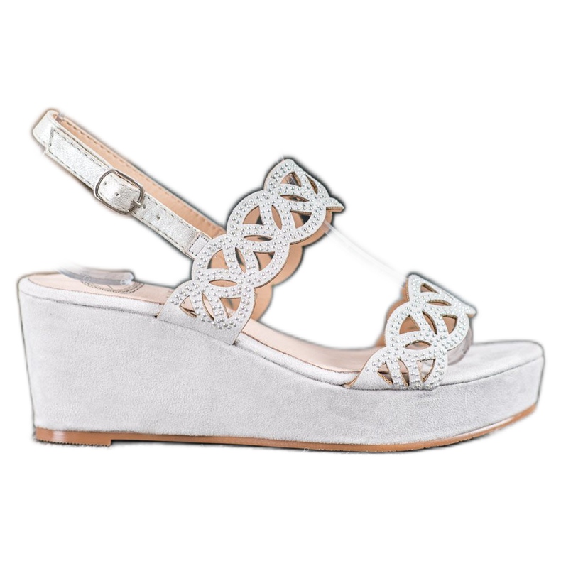 Aclys Wedge Sandals grey