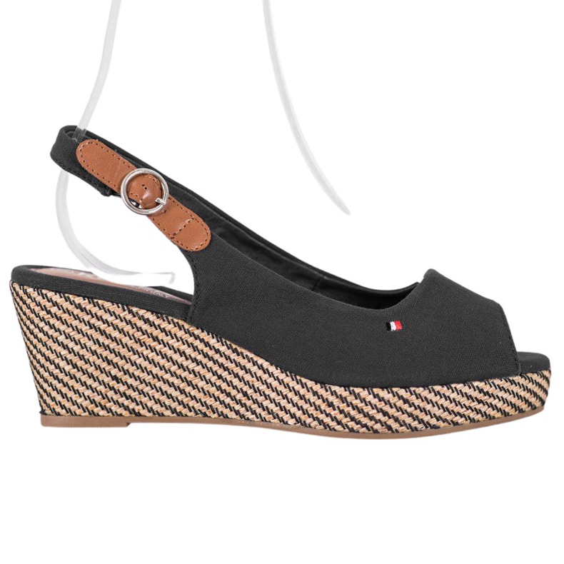 SHELOVET Classic Wedge Sandals black