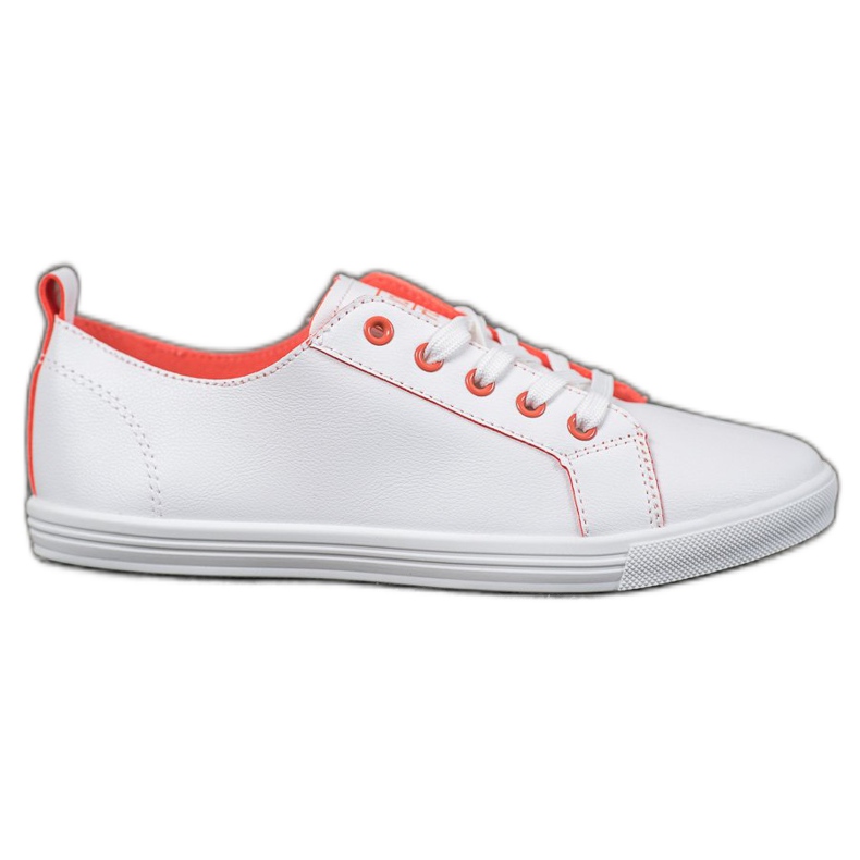 Ideal Shoes Fashion Sport Shoes white