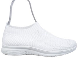 SHELOVET Slip On Sneakers white