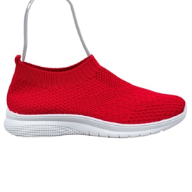 SHELOVET Slip On Sneakers red