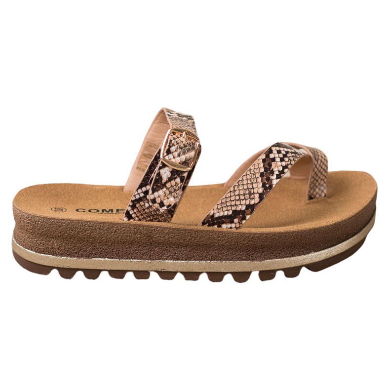 Comer Slippers On The Fashion Platform multicolored