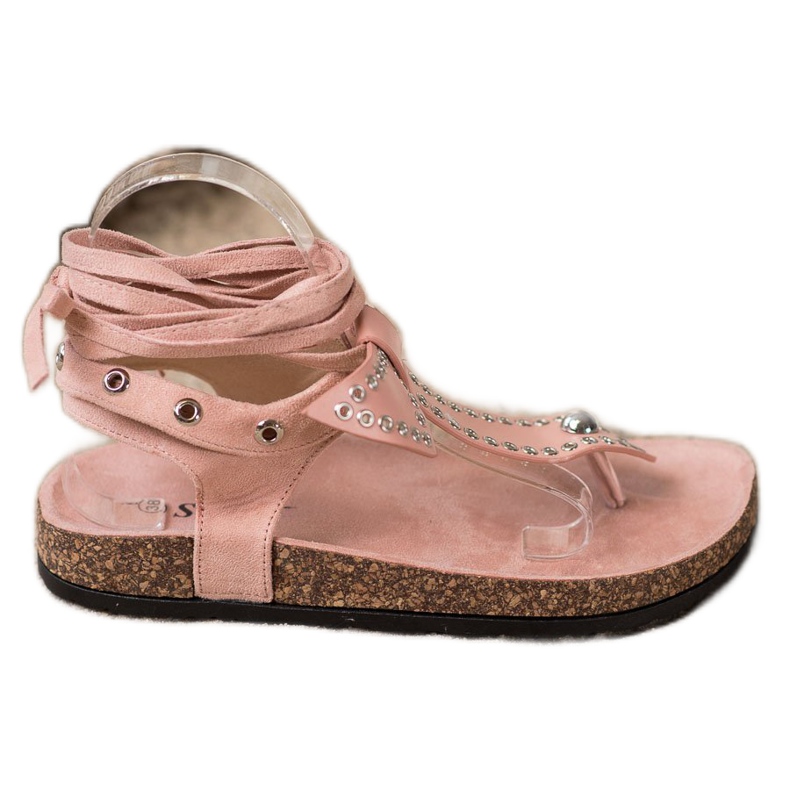 Seastar Tied Sandals Japanese pink