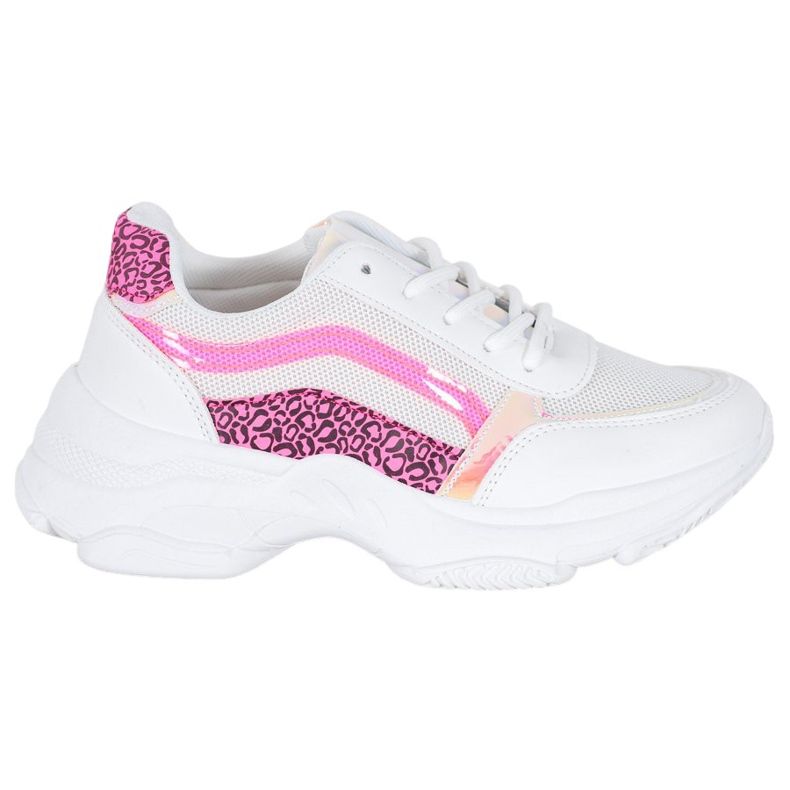 Marquiz Sneakers With Neon Inserts white multicolored