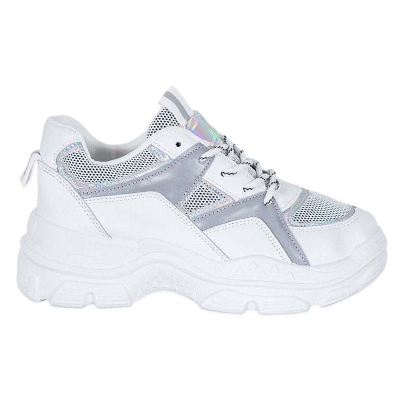 Sweet Shoes Tied Sneakers white grey