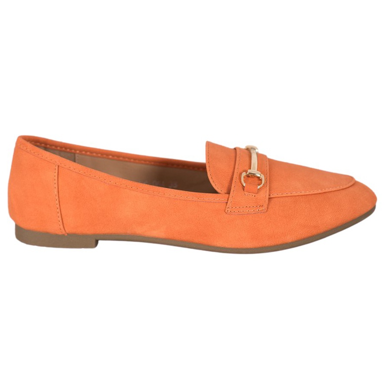 Nio Nio Elegant Loafers With Eco Leather orange