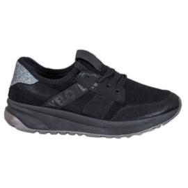 SHELOVET Black Sport Shoes