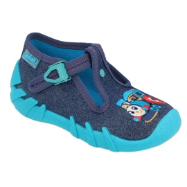 Befado children's shoes 110P372 navy blue blue