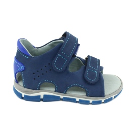 Velcro sandals Mazurek 314 navy blue / blue