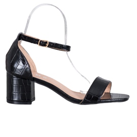 SHELOVET Casual Sandals On A Bar black