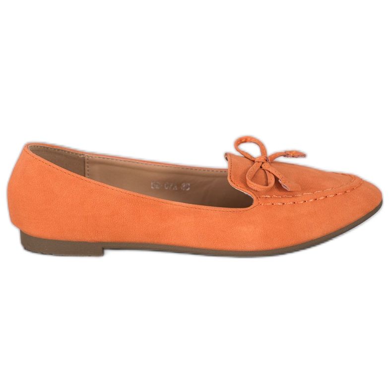 Nio Nio Comfortable Orange Moccasins