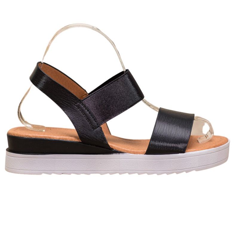 SHELOVET Black Sandals On The Platform