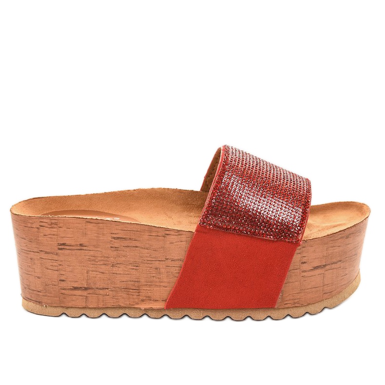 Red slippers on the platform 77-99