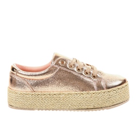 Pink laced espadrilles 6220