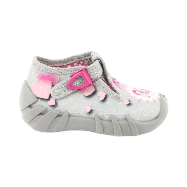 Befado children's shoes 110P359 pink grey
