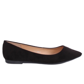 Black women's ballerinas P3T1168-6 Black II Quality Black women's ballerinas P3T1168-6 Black II Quality