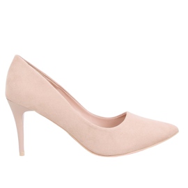 Pumps on a comfortable heel beige NF-49P Beige Ii Genre Pumps on a comfortable heel beige NF-49P Beige Ii Genre
