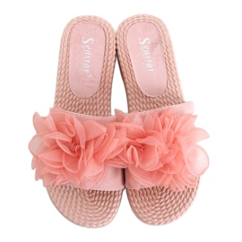 Pink women's pink slippers YQ227 Pink