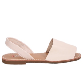 Ladies' beige sandals TU150P Beige