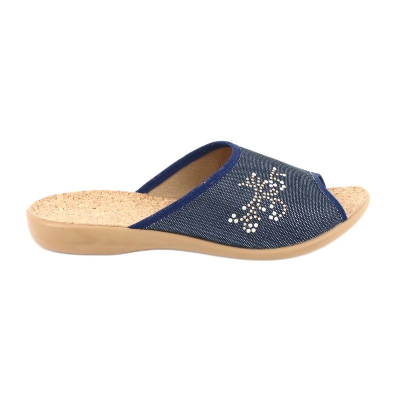 Befado women's shoes pu 254D107 navy blue