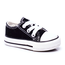 FRROCK Black Filemon Children's Classic Sneakers