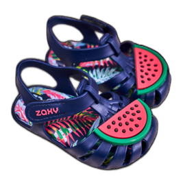 Children's Sandals With Velcro Fragrant Watermelon ZAXY FF3855013 navy blue
