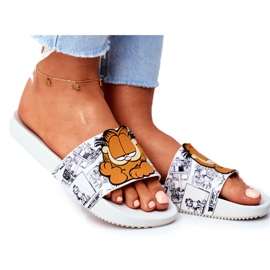 Women's Slippers Garfield ZAXY White FF285074