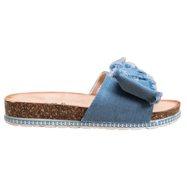 SHELOVET Textile Slippers blue
