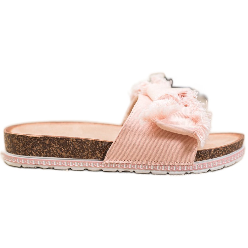 SHELOVET Textile Slippers pink