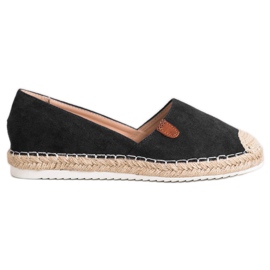 SHELOVET Classic Espadrilles black